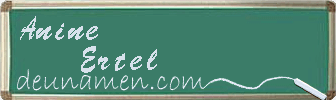 Anine Ertel Visitenkarte